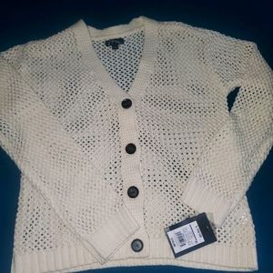 Crochet Ivory Sweater Art & Class
